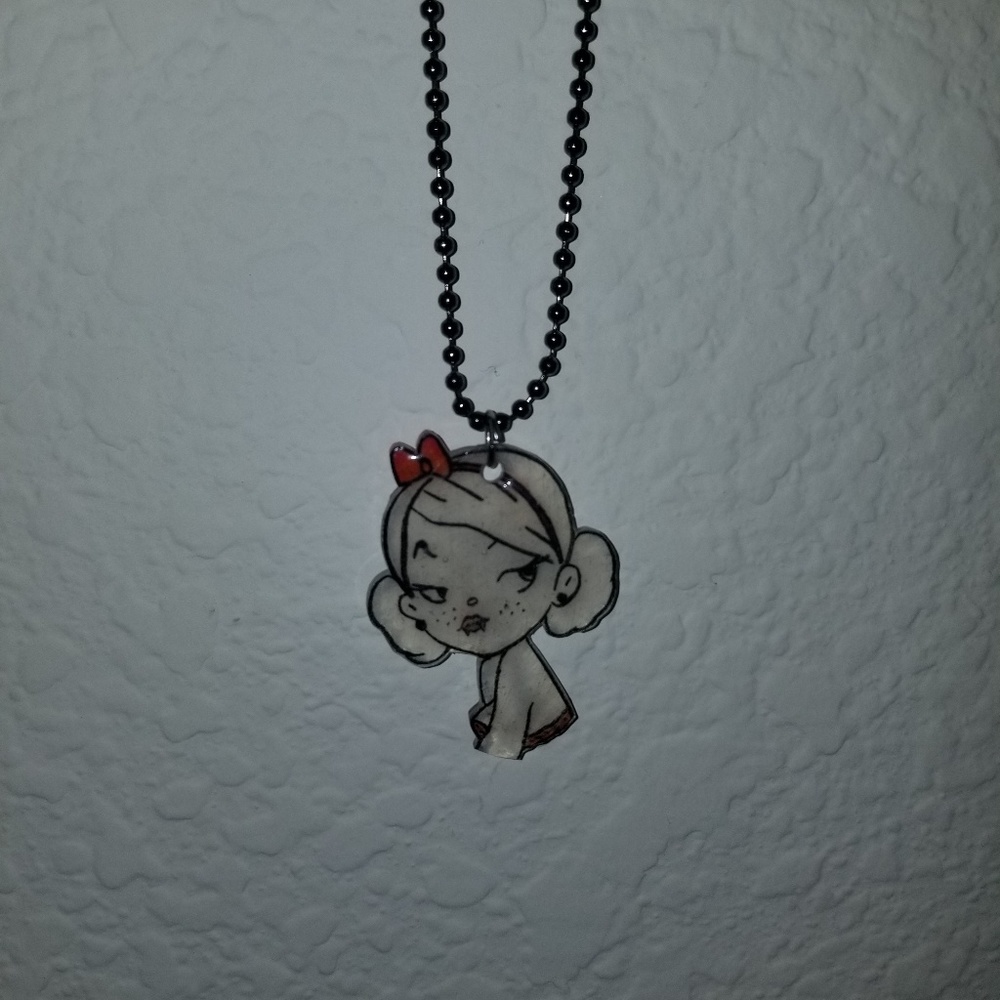 🖤 They Call  Her Trouble Necklace 🖤